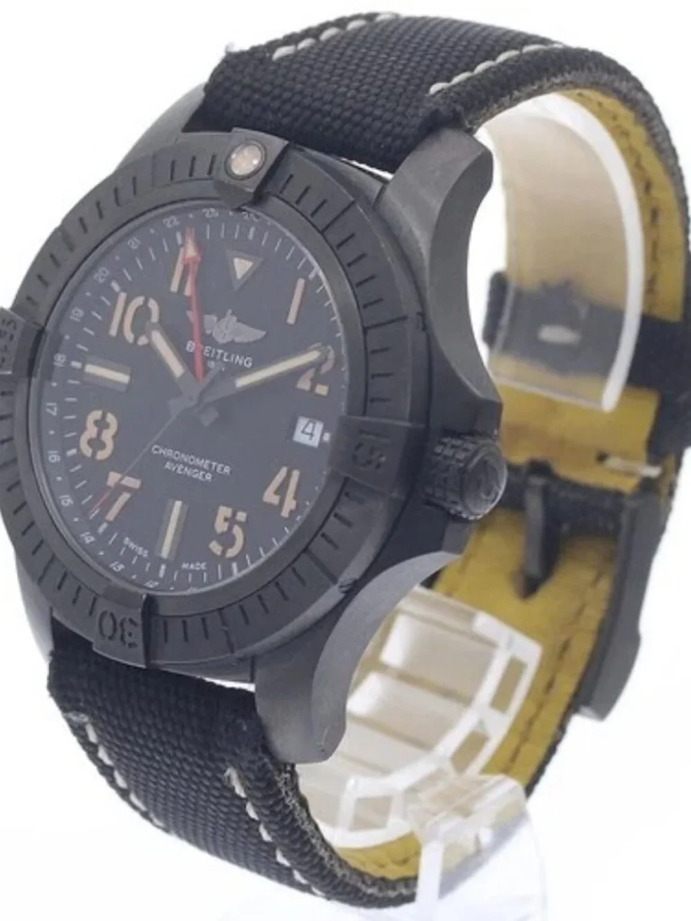 BREITLING Avenger GMT 45 Night Mission V32395 black Dial Automatic Men's_965552